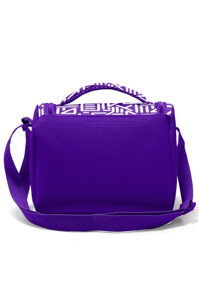 Coral High Mor Beyaz Geometrik Desenli 3’lü Okul Çanta Seti SET0123683 - 5