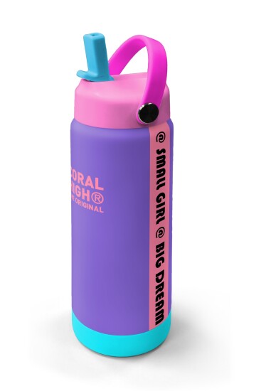 Coral High Mor Katlanır Ağızlıklı Çelik Termos 650 ml 38354 - 2