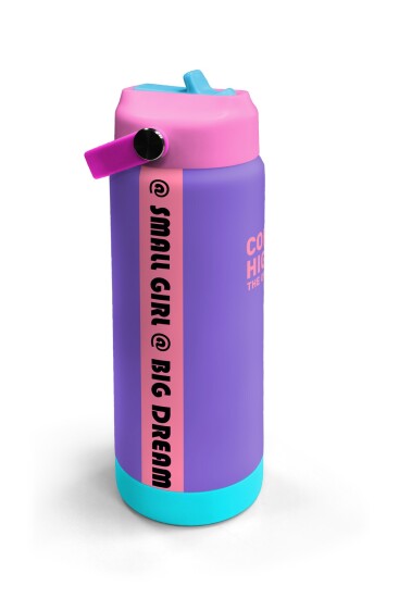 Coral High Mor Katlanır Ağızlıklı Çelik Termos 650 ml 38354 - 3