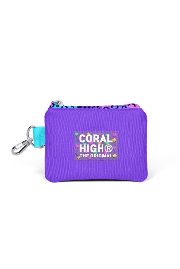Coral High Mor Leopar Desenli Bozuk Para Çantası 21901 - 1