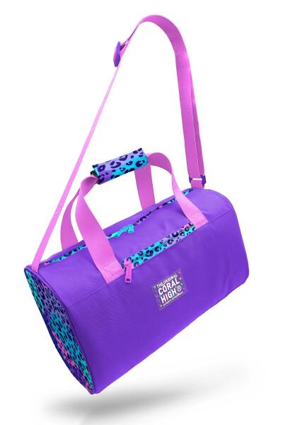 Coral High Mor Leopar Desenli Spor Çantası 27532 - 7