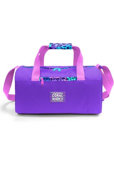 Coral High Mor Leopar Desenli Spor Çantası 27532 - 2