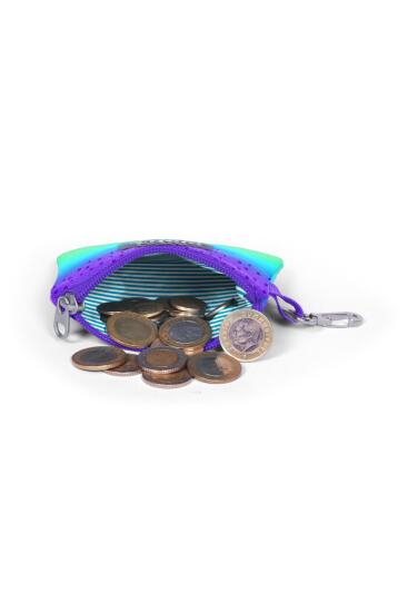 Coral High Mor Lila Renk Geçişli Bozuk Para Çantası 21906 - 4