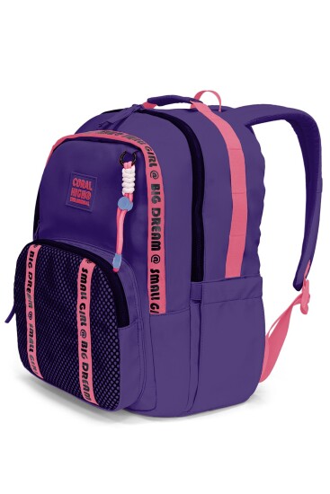 Coral High Mor Okul Sırt Çantası 24409 - 2