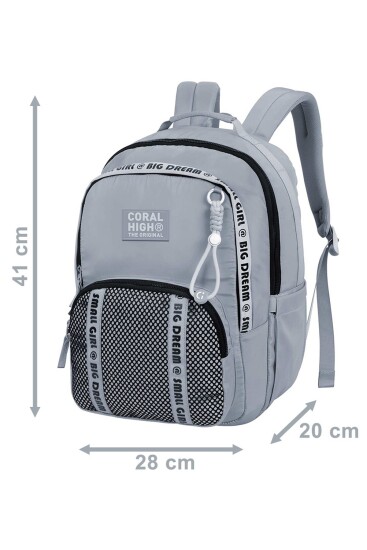 Coral High Mor Okul Sırt Çantası 24409 - 7
