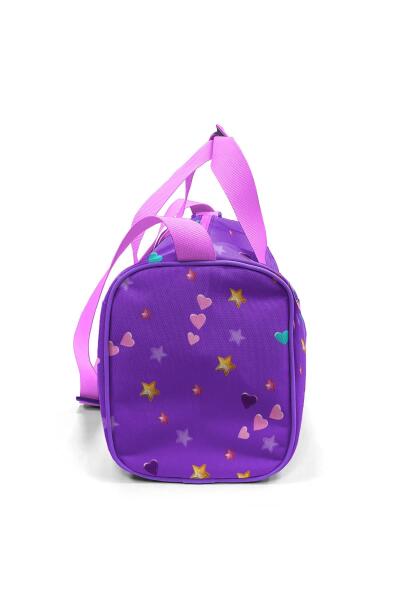 Coral High Mor Pembe Unicorn Dondurma Desenli Spor Çantası 27542 - 8