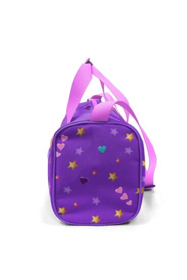 Coral High Mor Pembe Unicorn Dondurma Desenli Spor Çantası 27542 - 9