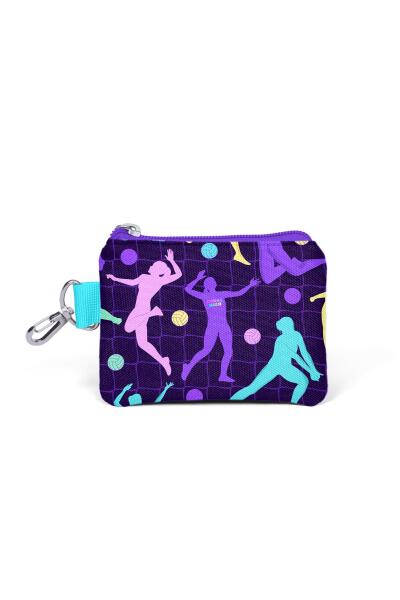 Coral High Mor Voleybol Desenli Bozuk Para Çantası 21905 - 1