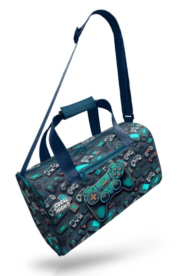 Coral High Nefti Gamer Desenli Spor Çantası 27541 - 7