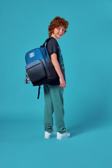 Coral High Nefti Gri Renk Geçişli Okul Sırt Çantası 23642 - 2