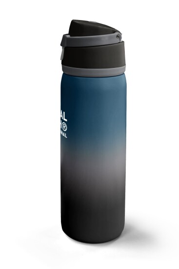 Coral High Nefti Gri Renk Geçişli Pipetli ve Direkt İçim Çelik Termos 800 ml 38531 - 5