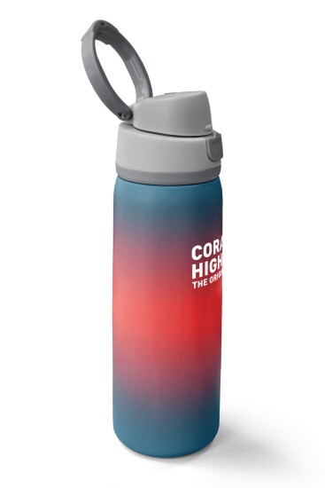 Coral High Nefti Mercan Renk Geçişli Pipetli ve Direkt İçim Çelik Termos 800 ml 38562 - 2