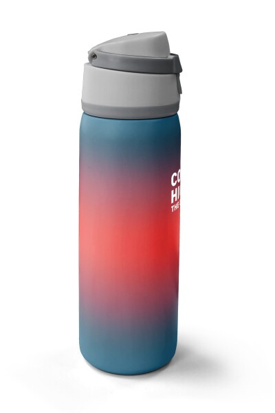 Coral High Nefti Mercan Renk Geçişli Pipetli ve Direkt İçim Çelik Termos 800 ml 38562 - 4