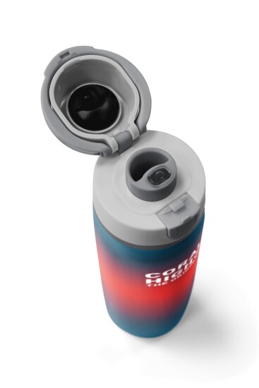 Coral High Nefti Mercan Renk Geçişli Pipetli ve Direkt İçim Çelik Termos 800 ml 38562 - 7