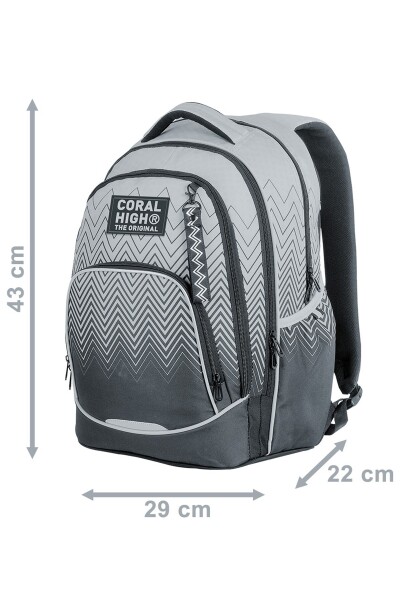 Coral High Neon Desenli Okul Sırt Çantası 24457 - 7