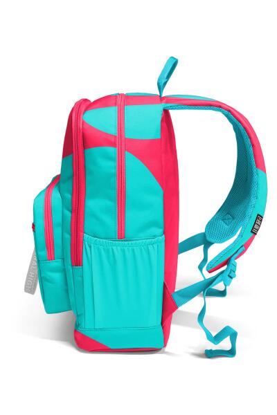 Coral High Neon Mercan Turkuaz Desenli Okul Sırt Çantası 23685 - 8
