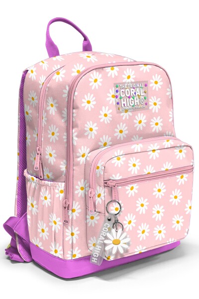 Coral High Papatya Desenli 3’lü Okul Çanta Seti SET0133224 - 2