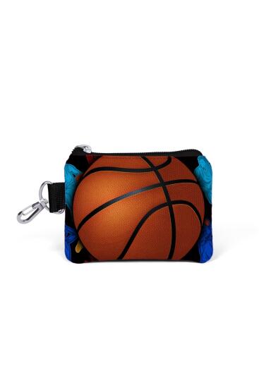 Coral High Kids Siyah Basketbol Desenli Bozuk Para Çantası 21732 