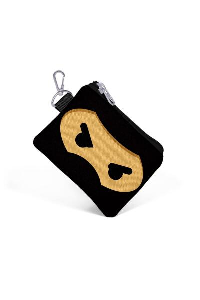 Coral High Kids Siyah Ninja Desenli Bozuk Para Çantası 21736 - 3