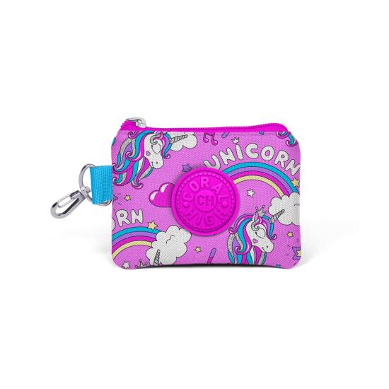 Coral High Kids Mor Açık Pembe Unicorn Desenli Bozuk Para Çantası 21750 