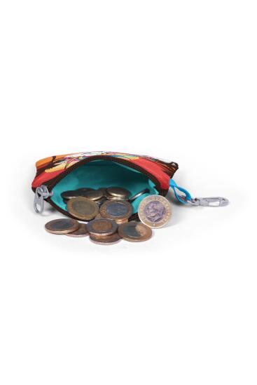 Coral High Hardal Kahverengi Unicorn Desenli Bozuk Para Çantası 21767 - 4