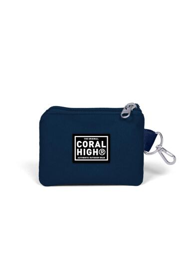 Coral High Lacivert Kuru Kafa Desenli Bozuk Para Çantası 21773 - 2