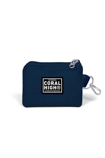 Coral High Lacivert Kuru Kafa Desenli Bozuk Para Çantası 21773 - 2