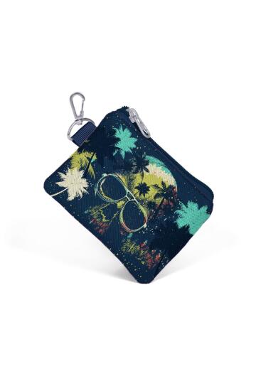 Coral High Lacivert Kuru Kafa Desenli Bozuk Para Çantası 21773 - 3