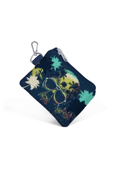 Coral High Lacivert Kuru Kafa Desenli Bozuk Para Çantası 21773 - 3