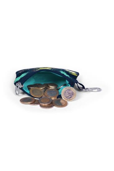 Coral High Lacivert Kuru Kafa Desenli Bozuk Para Çantası 21773 - 4