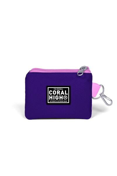 Coral High Mor Unicorn Renk Geçişli Bozuk Para Çantası 21776 - 2