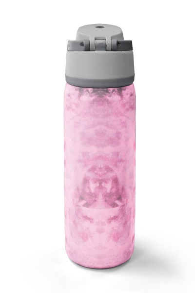 Coral High Pembe Desenli Pipetli ve Direkt İçim Çelik Termos 800 ml 38572 - 6