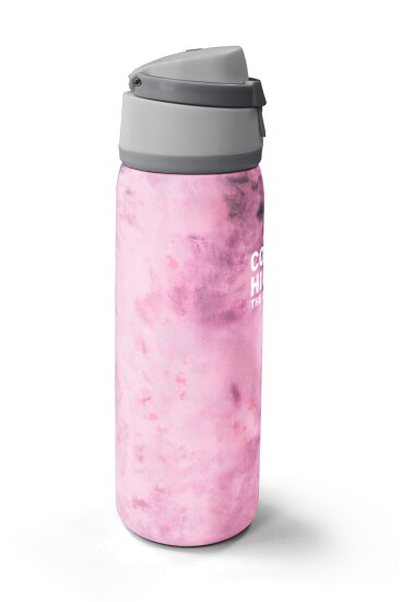 Coral High Pembe Desenli Pipetli ve Direkt İçim Çelik Termos 800 ml 38572 - 4