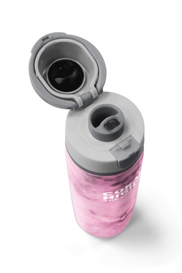 Coral High Pembe Desenli Pipetli ve Direkt İçim Çelik Termos 800 ml 38572 - 7