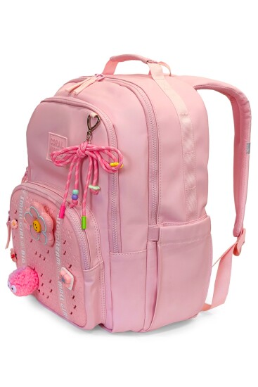 Coral High Pembe Detaylı Okul Sırt Çantası 24404 - 2