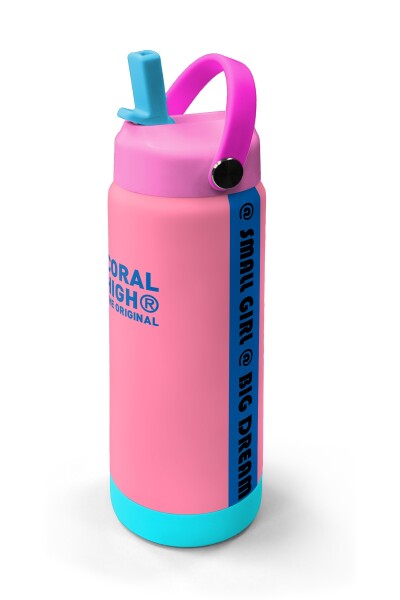 Coral High Pembe Katlanır Ağızlıklı Çelik Termos 650 ml 38353 - 2