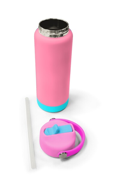 Coral High Pembe Katlanır Ağızlıklı Çelik Termos 650 ml 38353 - 5