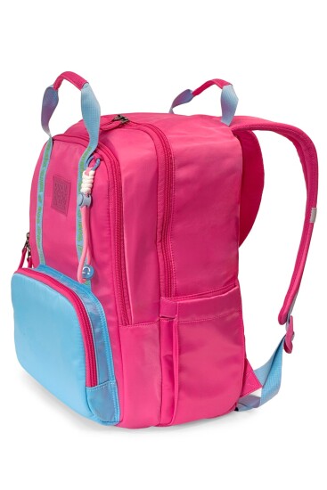 Coral High Pembe Mavi Okul Sırt Çantası 24416 - 2