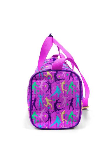 Coral High Pembe Mor Voleybol Desenli Spor Çantası 27520 - 9
