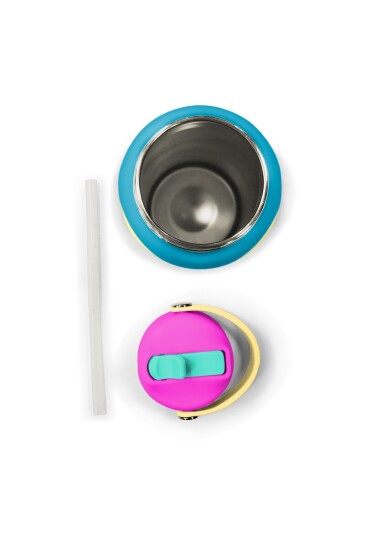 Coral High Pembe Pastel Renkli Katlanır Ağızlıklı Çelik Termos 650 ml 38379 - 6