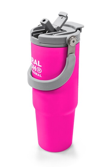 Coral High Pembe Pipetli ve Direkt İçim Çelik Termos 900 ml 38753 - 2