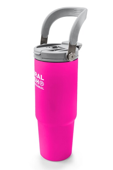 Coral High Pembe Pipetli ve Direkt İçim Çelik Termos 900 ml 38753 - 4