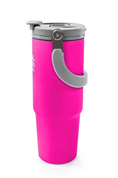 Coral High Pembe Pipetli ve Direkt İçim Çelik Termos 900 ml 38753 - 5