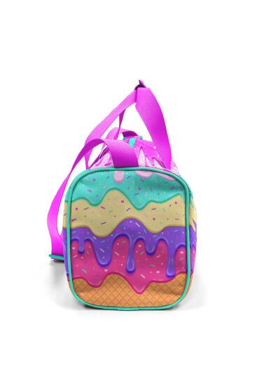 Coral High Pembe Rengarenk Dondurma Desenli Spor Çantası 27515 - 8