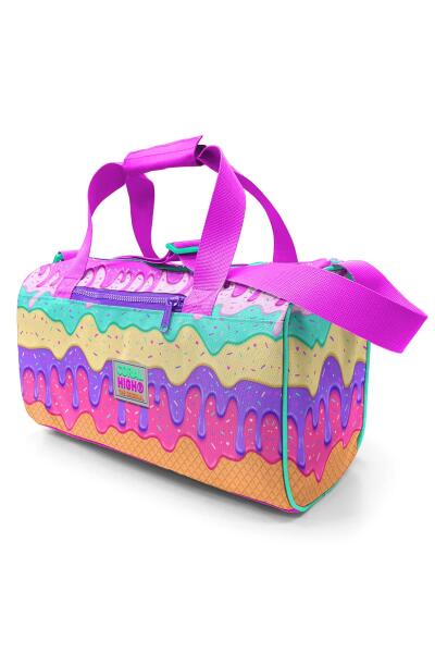Coral High Pembe Rengarenk Dondurma Desenli Spor Çantası 27515 - 10