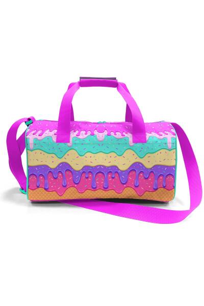 Coral High Pembe Rengarenk Dondurma Desenli Spor Çantası 27515 - 3