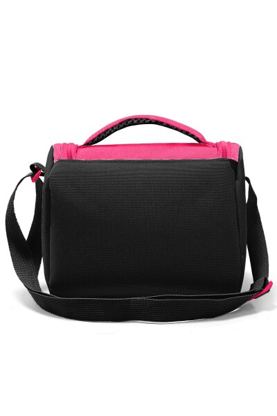 Coral High Pembe Siyah Beyaz Desenli 3’lü Okul Çanta Seti SET0123678 - 5