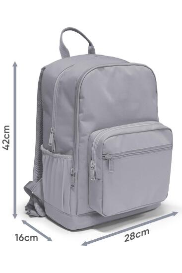 Coral High Pembe Siyah Beyaz Desenli Okul Sırt Çantası 23678 - 4
