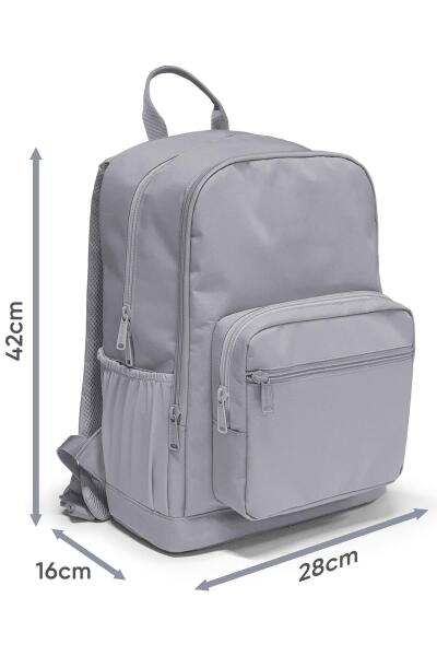 Coral High Pembe Siyah Beyaz Desenli Okul Sırt Çantası 23678 - 4