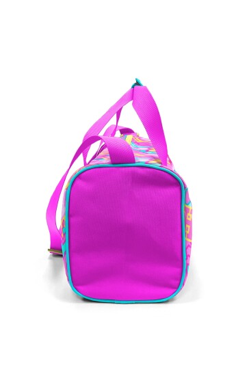 Coral High Pembe Su Yeşili Harf Desenli Spor Çantası 27551 - 9